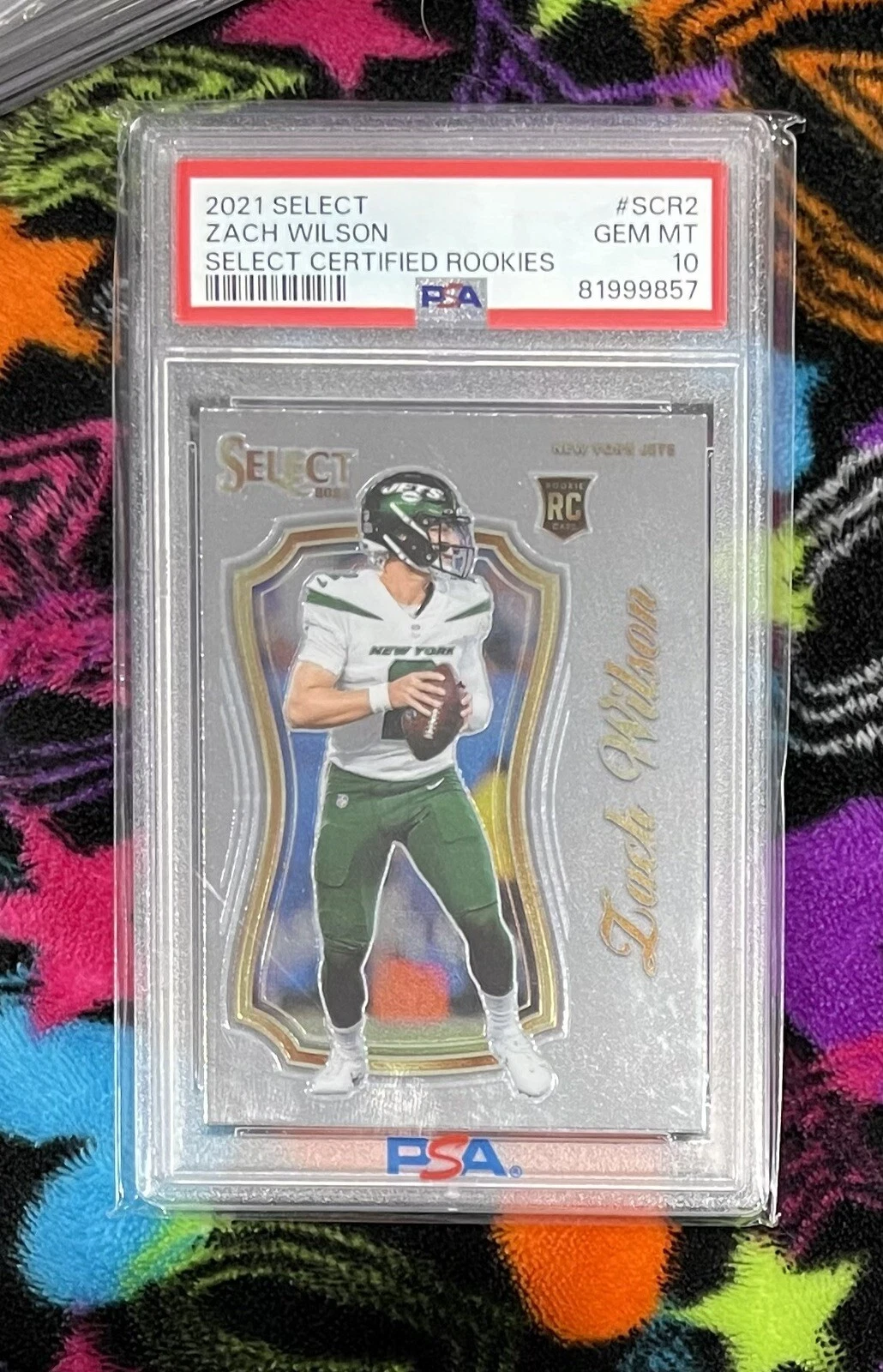 Zach Wilson Panini Select Select Certified Rookies #SCR2 Base