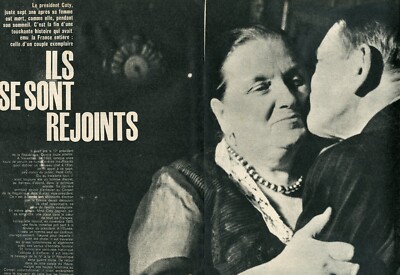 Presseausschnitt Clipping 1962 La Mort de René Coty (18 Seiten)