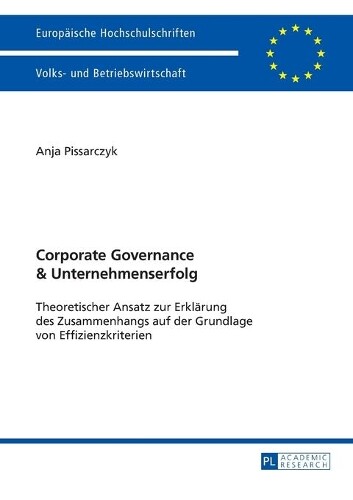 Thumbnail - Anja Pissarczyk Corporate Governance Und Unternehmenserfolg