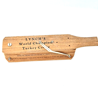 Lynch's World Champion Turkey 3 Hole Caller 1958 Model 102 Box