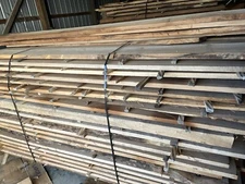 600+ Board Feet 1 1/8” Thick live edge walnut lumber.Bulk Walnut Lot. Kiln Dried