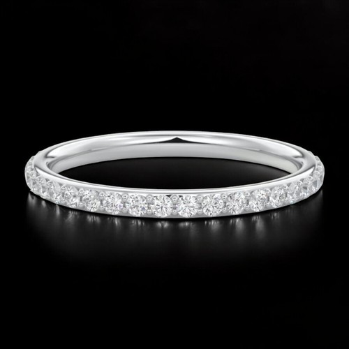 Fede Nuziale Unoaerre Comoda 3,5 mm Oro bianco con diamante