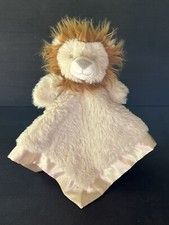 Cloud Island Beige LION Plush Security Blanket Lovey Satin Trim Target