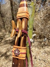 Native American Double Drone Flute, Key A 440 HZ