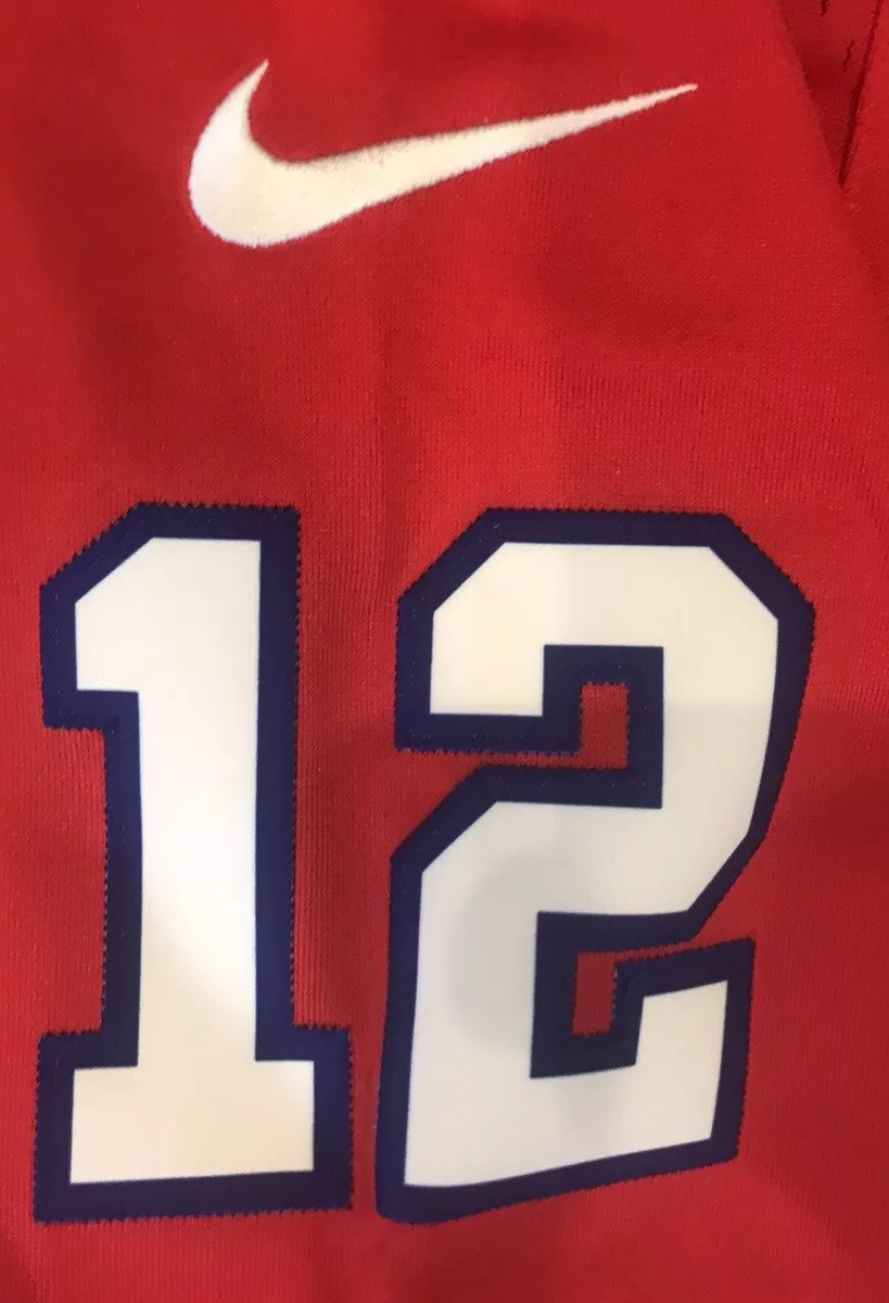 TOM BRADY VERY RARE RED JERSEY HARD TO FIND Autograph