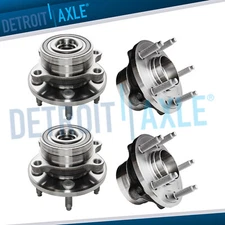 Front Rear Wheel Bearing & Hubs Assembly for Explorer Police Interceptor Utility