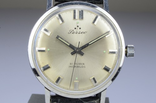Perseo Orologio All Stainless-Steel Mov.AS 1702/03 Incabloc Swiss Made  1960s | eBay