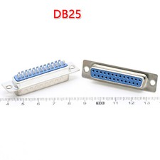 DB25 DIY 25-pin Serial D-Sub Connector Solder Pin Connectors- Male Female Plug