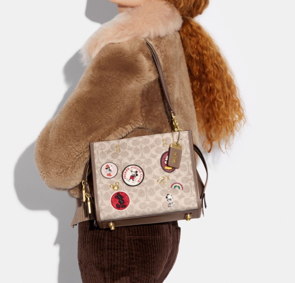 COACH C6105 Disney X Coach Rogue 25 In Signature Canvas With