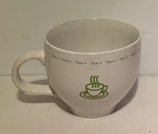 X-large Tea mug with green tea cup on mug
