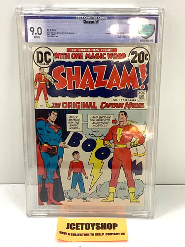 DC COMICS SHAZAM #1 - 1ST APPEARANCE MARVEL FAMILY IN THE DC UNIVERSE CBCS 9.0