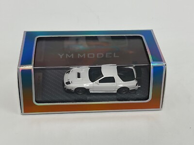 1/64 YM Model Mazda RX-7 FC3S in White. Limited to 499 Pieces. 64