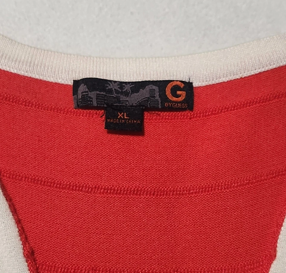 Vestido ajustado GUESS para mujer grande rojo negro blanco sin mangas hasta la rodilla Foto 2 de 3