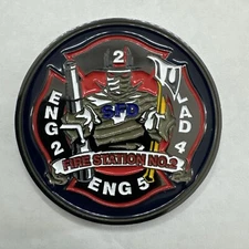 Seattle Fire Department Station 2 Collectible Challenge Coin 