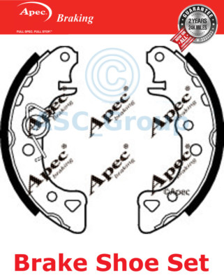 Apec BRAKING Ersatz 164mm x 32mm Trommel Bremsbacken Satz SHU403 (Mit Adjuster)