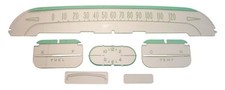 1958 58 Impala Belair Biscayne Dash Lens Set Of 6 1958 58 Impala Belair Biscayne Dash Lens Set Of 6