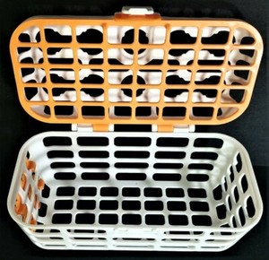 Munchkin - High Capacity Deluxe Dishwasher Basket 8" x 4" - Very Good Condition