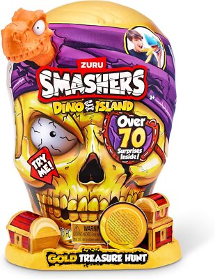 ZURU Smashers Dino Island Gold Schatzsuche 70+ Überraschungen innen *NEU*'