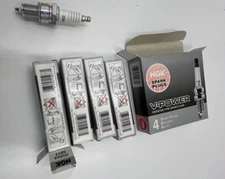 (QTY 4) NGK V-Power Spark Plug ZGR5A 5077 for 1993 BMW 325i