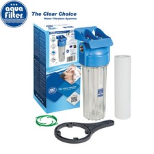 10” Aquafilter Water Filter Housing Brass Inlet/Outlet 1" FHPR1-HP1 10 Bar