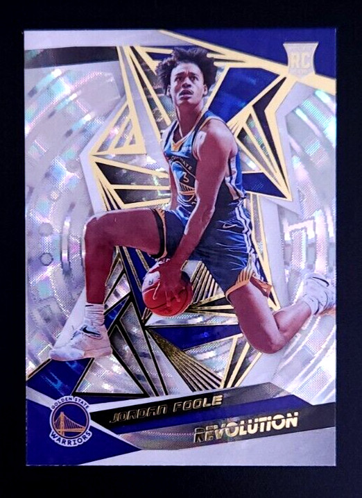 2019-20 Panini Revolution Rookies FRACTAL Jordan Poole #126 Rookie RC SP