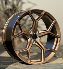 Brand New 20x9 5x112 Bronze Wheels FitS Audi A4 A5 A7 S4 Q5 Q7 Q8 RS4 SET OF 4