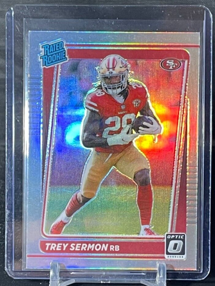 2021 Donruss Optic Trey Sermon Rated Rookie Holo #224