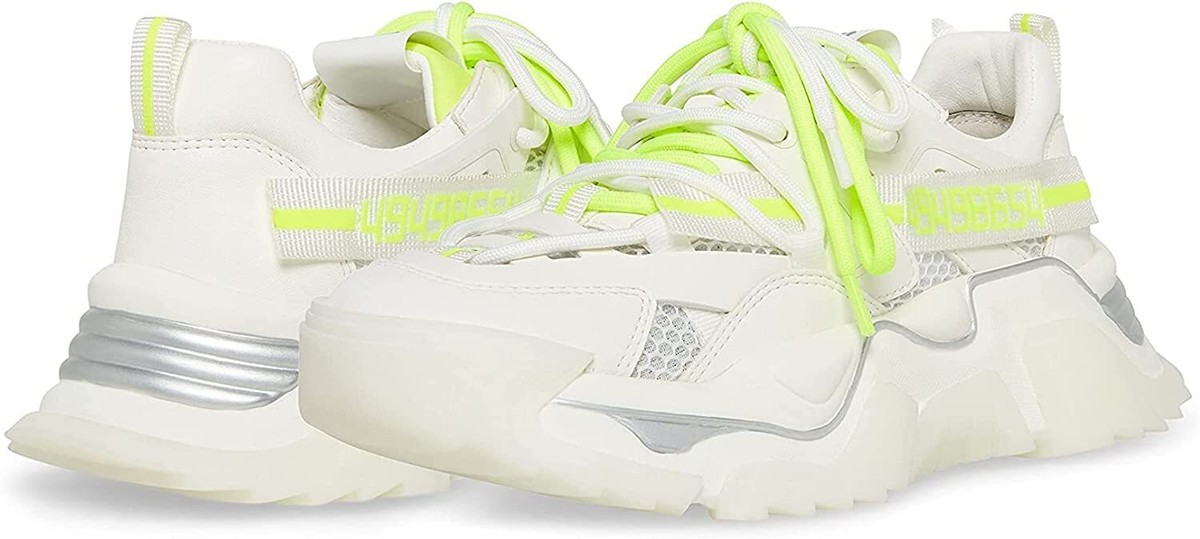 STEVE MADDEN POWER Sneakers White New | eBay