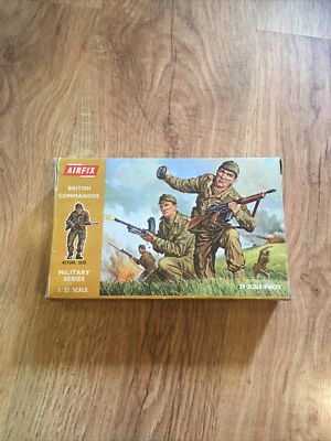 Airfix Boxed 1/32 Scale British Commando Figures | eBay UK
