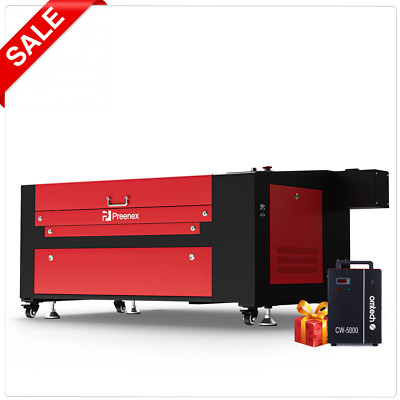 Preenex 80W 28x20 CO2 Laser Engraver Cutter Cutting Machine with Water Chiller