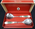 SPODE CHRISTMAS TREE 14" Oval Platter & Salad Serving Set w/Boxes HOLIDAY — photo 2