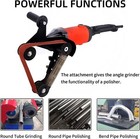 M14 Angle Grinder Bearing Pipe Tube Support Tool Belt Sander Attachment Aluminum