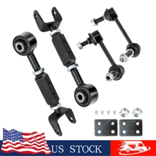 New 4 Piece Rear Upper Control Arms Sway Bar Links Suspension Kit for Honda CR-V