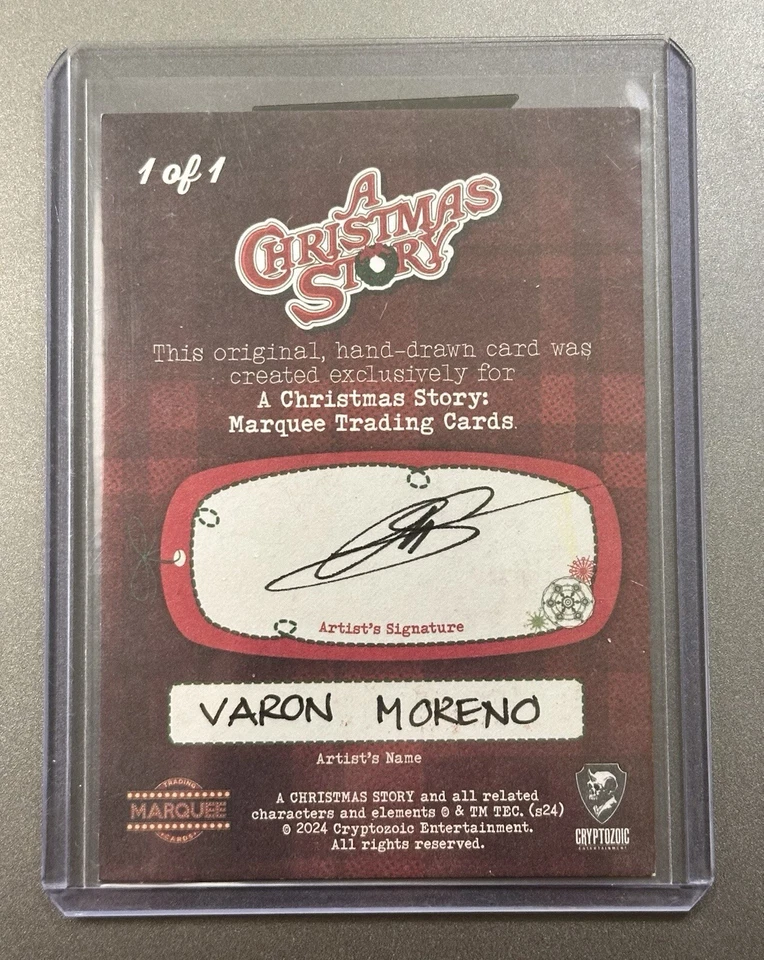 2024 Cryptozoic A Christmas Story Head Elf Patty Johnson 1/1 SKETCH CARD Auto - Image 2 of 2