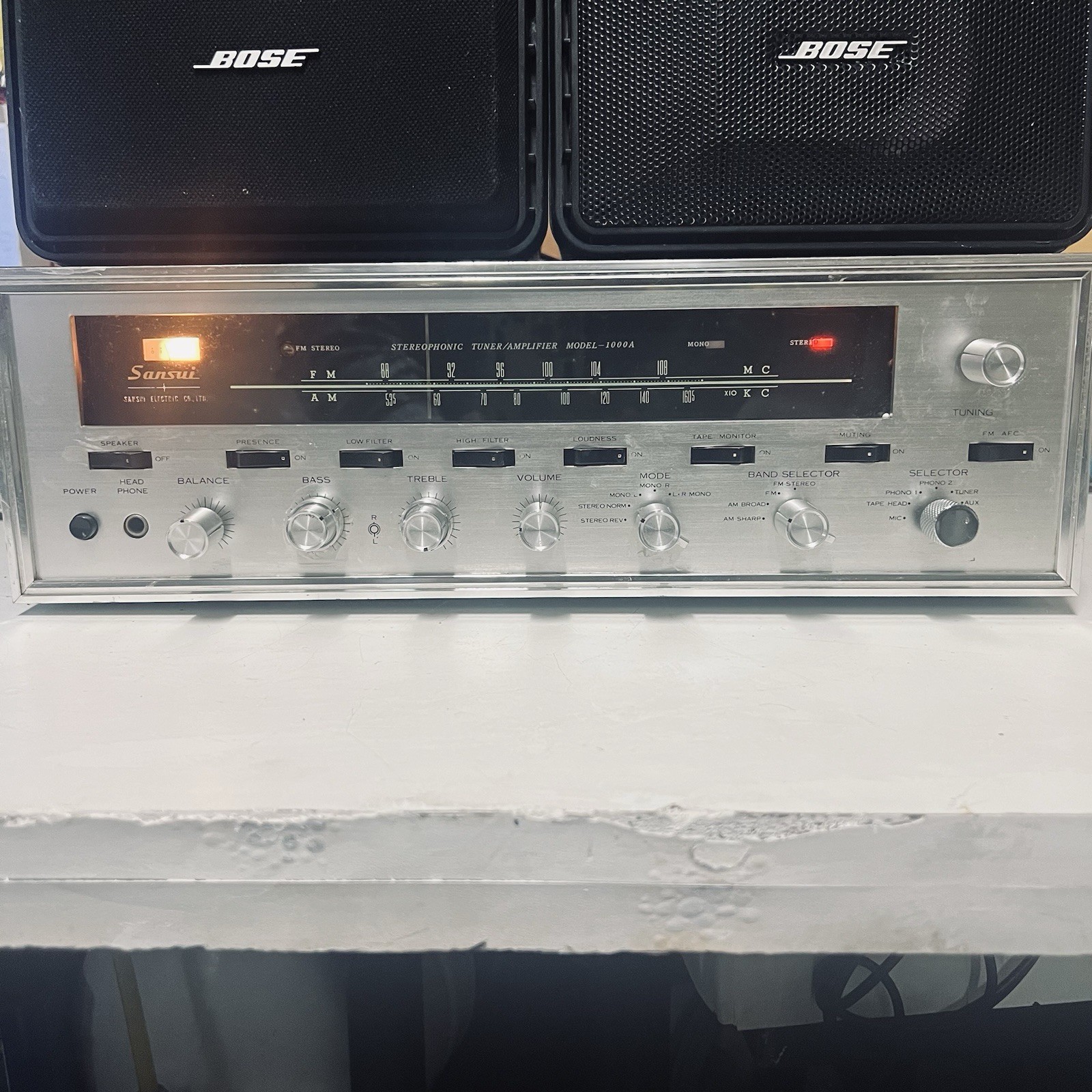 Sansui 1000A vintage audio equipment - eBay listing photo 1