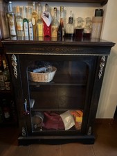 Vetrinetta Antica Stile Napoleone III - Ebanizzata con Bronzi (Fine '800)