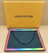 Louis Vuitton M30347 Taiga Pochette A4 Noir h1 0818