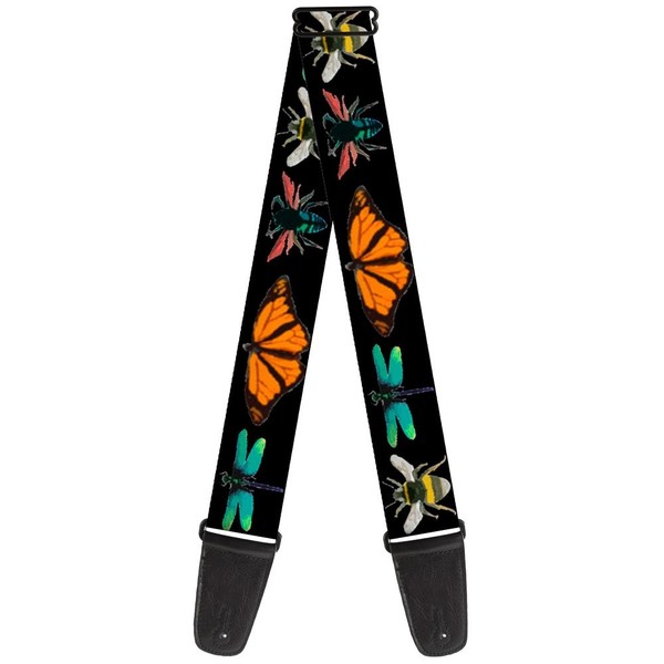 Guitar Strap - Insects Close-Up Black (Us Import) Acc Neu-image