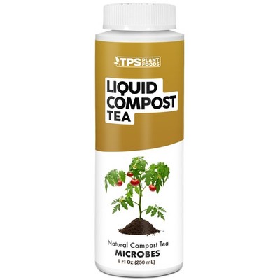 Compost Tea   Liquid Microbial Supplement for Living Soil, 8 oz (1/2 Pint) 
