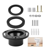RV Toilet Seal Kit 3 Inch Socket Floor Flange, Compatible with 300/310/320