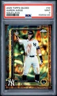 2025 Topps Chrome - Aaron Judge #99 Black Raywave Refractor /10 PSA 9 MINT