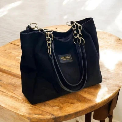 MARCO POLO REPLICA Casual Suede Large Capacity Bag For Women Travel Shoulder Bag Tote Bag