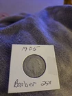 Tough - US 1905-S Barber Silver Quarter - 90% Silver - Look it up! *910