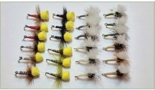 24 Pack Klink 'n' Dink and Suspender Dink Dry Flies, Choice of Sizes, Troutflies