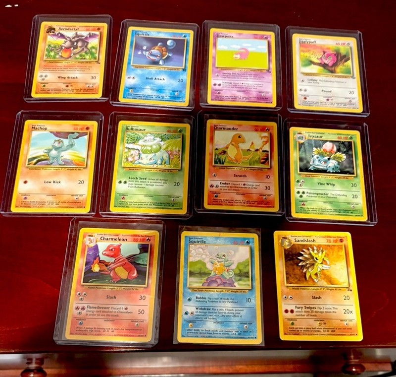 Vintage Non-Holo Pokémon TCG Base Set WOTC Set MP-HP 1999