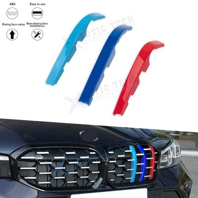 ///M-Color Sport ABS Insert Decor Diamond Shape Grill For BMW 3 Series LCI 23-up
