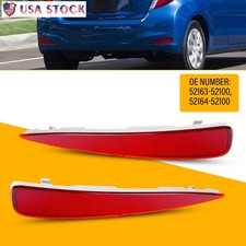 For 2012-2014 Toyota Yaris Rear Bumper Reflector 2017-24 Passenger & Driver Side