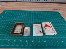 Vintage 1968 Shell Oil Gas Company Gasoline Ad Slim Zippo Lighter & Box Unfired