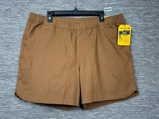 Carhartt Force Ripstop Work Short Womens XL 16-18 Tan BS6199-W Relaxed Fit NEW