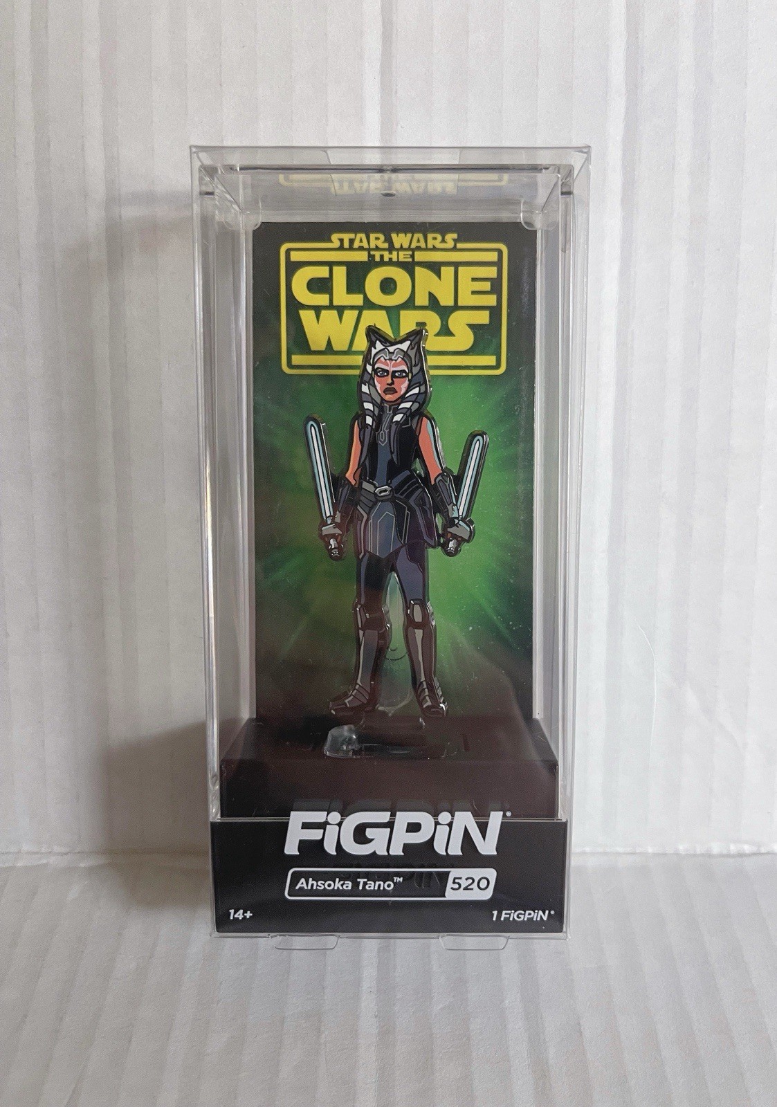Star Wars The Clone Wars Ahsoka Tano Enamel Pin FiGPiN 520 Siege of Mandalore
